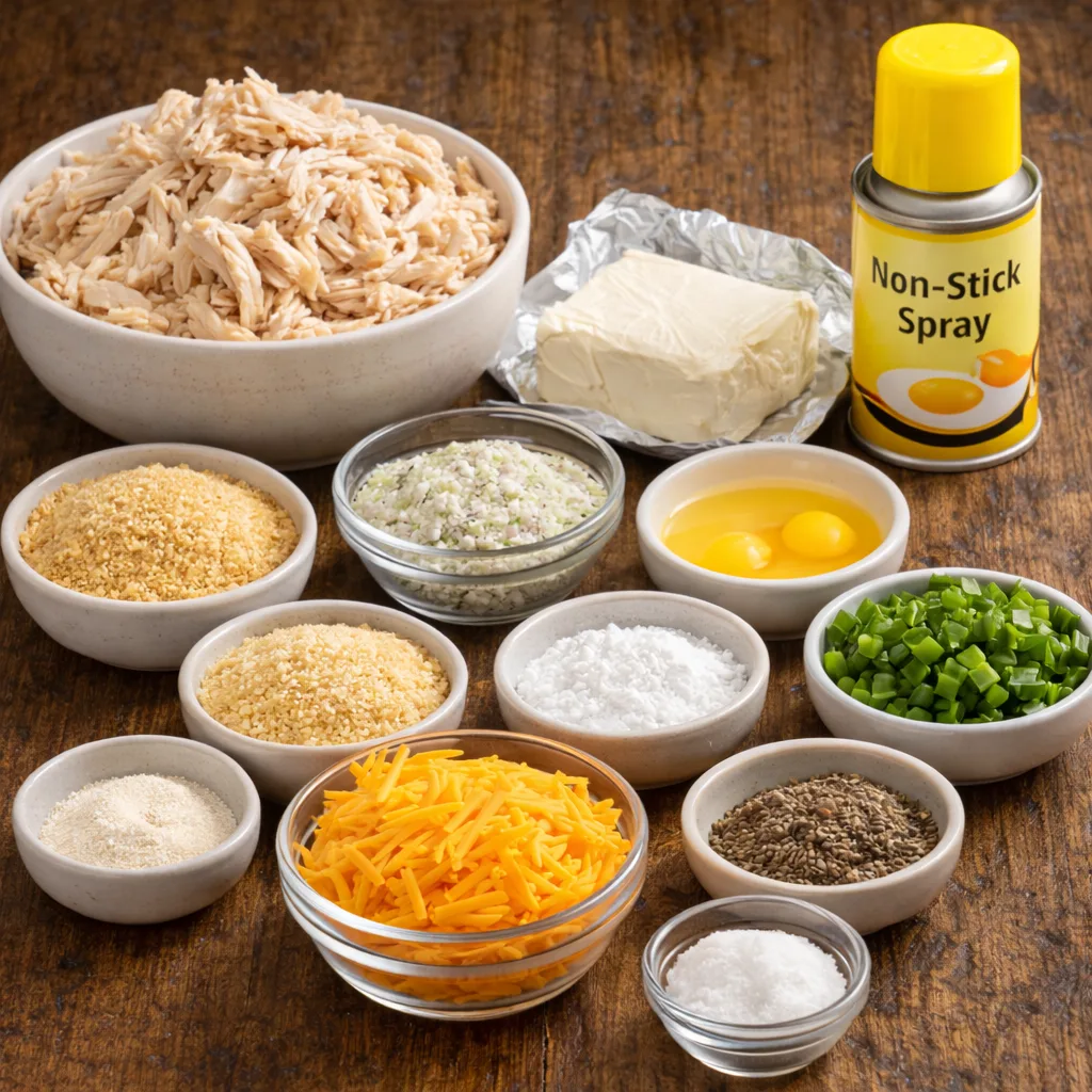 Cheesy Jalapeño Ranch Chicken Poppers